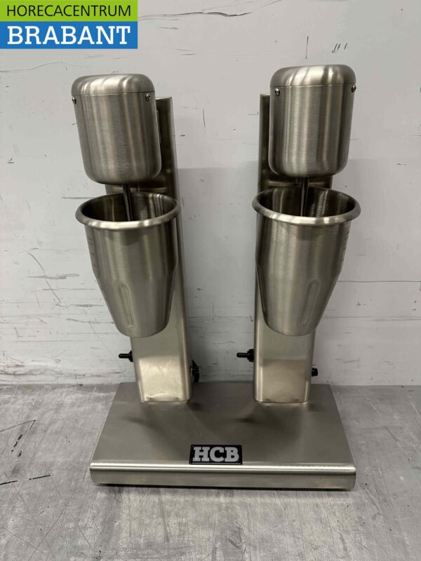 Double milk-shaker en acier inoxydable Milk shaker Milk shake mixer 750 ml 230V Horeca