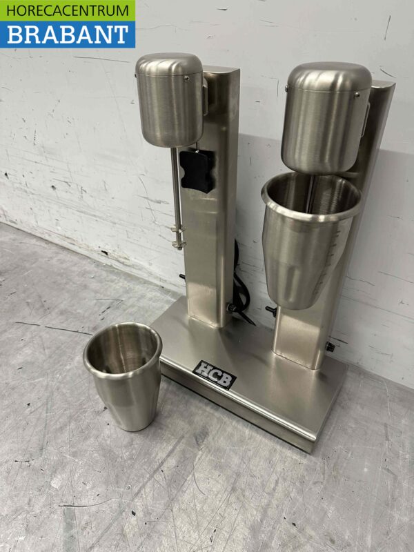 Double milk-shaker en acier inoxydable Milk shaker Milk shake mixer 750 ml 230V Horeca – Image 5