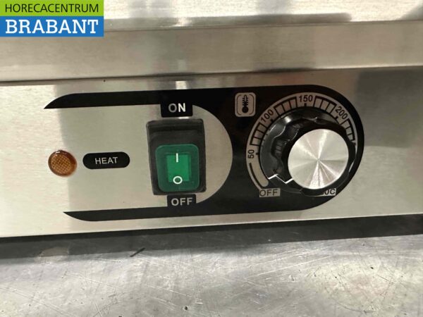 Acier inoxydable Gril de contact Gril à panini Lisse/glissant 230V Restauration – Image 6