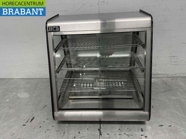 Vitrine chauffante en acier inoxydable Vitrine chauffante 63,5 cm 230V Horeca