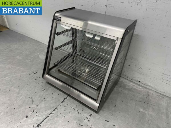 Vitrine chauffante en acier inoxydable Vitrine chauffante 63,5 cm 230V Horeca – Image 3