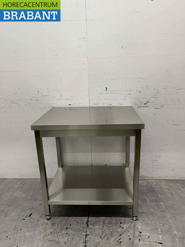 Table de travail en acier inoxydable Basic-line 80 x 60 x 85 cm Restauration