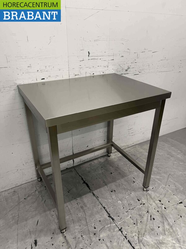 Table de travail en acier inoxydable Basic-line 80 x 60 x 85 cm Restauration – Image 3