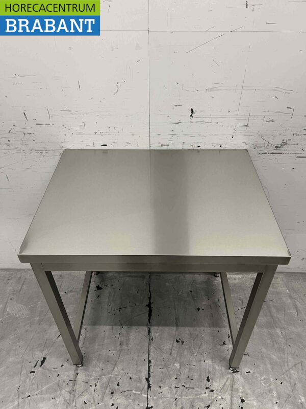 Table de travail en acier inoxydable Basic-line 80 x 60 x 85 cm Restauration – Image 4