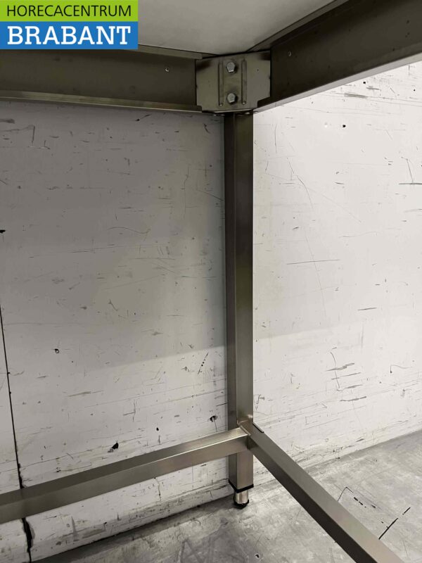 Table de travail en acier inoxydable Basic-line 80 x 60 x 85 cm Restauration – Image 5