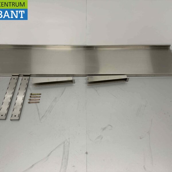 Étagère murale en acier inoxydable Basic-line 150 x 30 cm Horeca