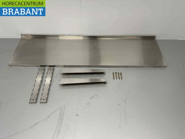 Étagère murale en acier inoxydable Basic-line 150 x 40 cm Horeca