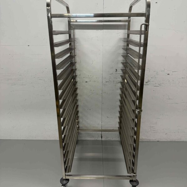 Chariot Regal en acier inoxydable 32 x 60/40 cm Boulangerie norme Horeca