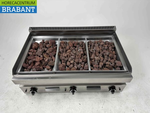 Gril en pierre en acier inoxydable 650 Series 102 cm 16.5 kW Gas Horeca – Image 7