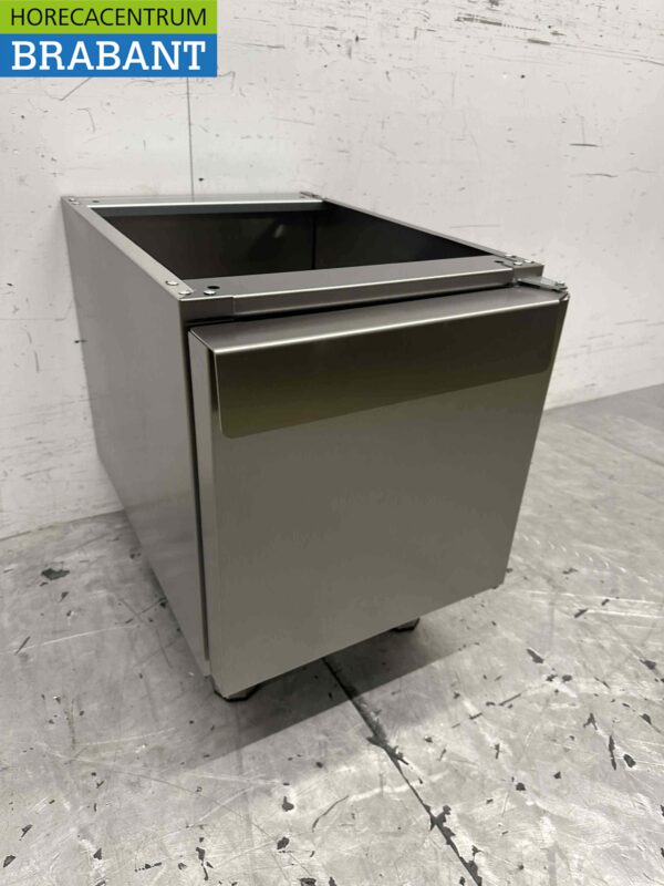 Socle en acier inoxydable avec porte battante 650 Série 40 cm Horeca – Image 4