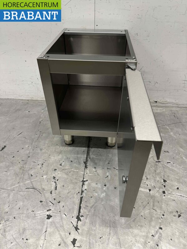 Socle en acier inoxydable avec porte battante 650 Série 40 cm Horeca – Image 5