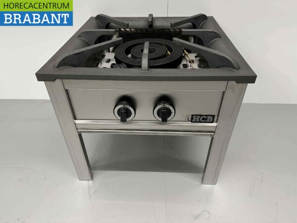 Acier inoxydable Hokker Brûleur Wok Wok Double brûleur Premium-line 22 kW Horeca