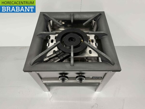 Acier inoxydable Hokker Brûleur Wok Wok Double brûleur Premium-line 22 kW Horeca – Image 4