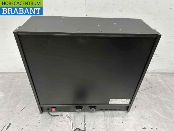 Armoire chauffante de luxe en acier inoxydable 4 x ½ GN 63 cm 230V Horeca – Image 6