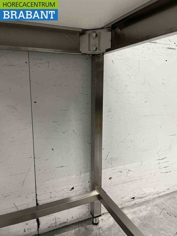Table de travail en acier inoxydable Basic-line 60 x 70 x 85 cm Restauration – Image 5