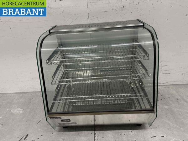 Vitrine de luxe en acier inoxydable 120 litres 68 cm 230V Horeca