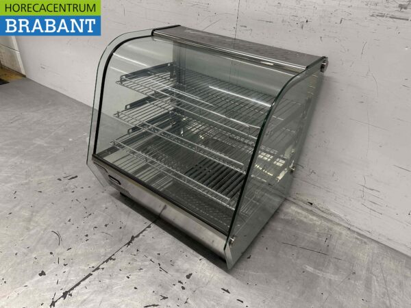 Vitrine de luxe en acier inoxydable 120 litres 68 cm 230V Horeca – Image 2
