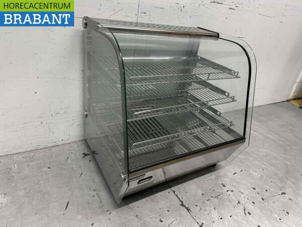 Vitrine de luxe en acier inoxydable 120 litres 68 cm 230V Horeca – Image 3