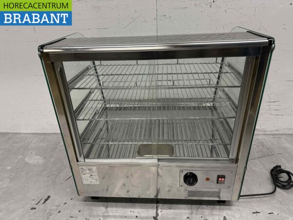 Vitrine de luxe en acier inoxydable 120 litres 68 cm 230V Horeca – Image 5