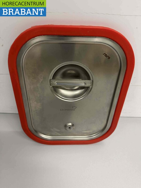 Acier inoxydable Couvercle Gastronorm en caoutchouc 1/2 GN Restauration – Image 2