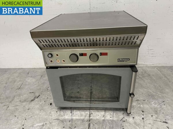 Four à convection en acier inoxydable Steamer Eloma EB30 avec hotte 230V Horeca