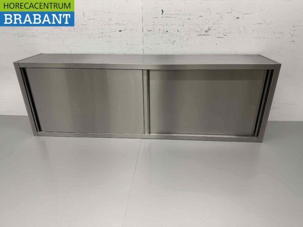 Armoire murale en acier inoxydable Premium-line 2 portes coulissantes 200 cm Restauration