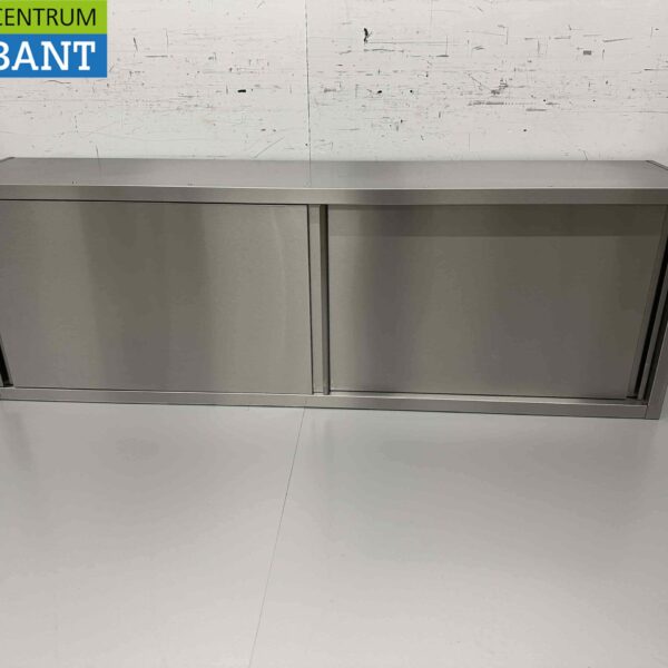 Armoire murale en acier inoxydable Premium-line 2 portes coulissantes 200 cm Restauration