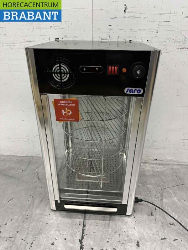 Saro en acier inoxydable Vitrine chaude Vitrine chaude 97 litres 230V Horeca