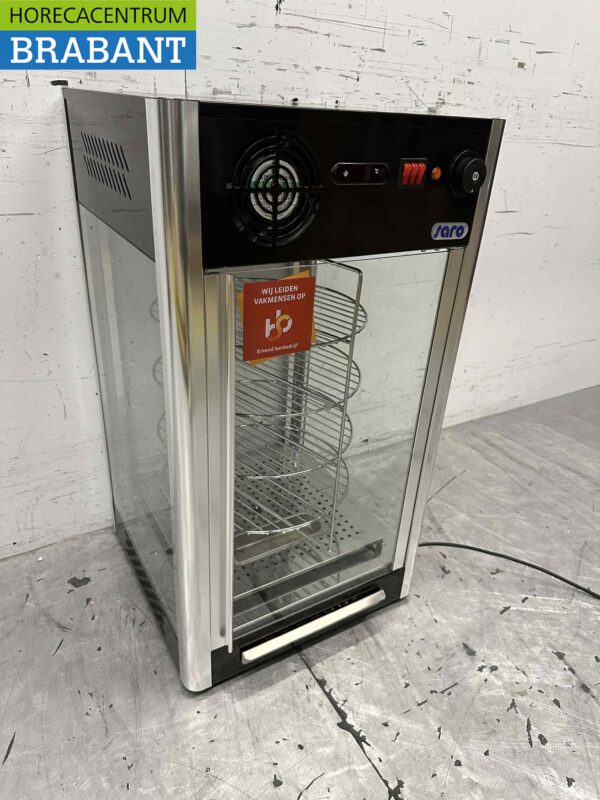 Saro en acier inoxydable Vitrine chaude Vitrine chaude 97 litres 230V Horeca – Image 2