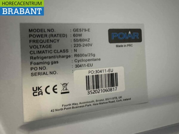 Polar Minibar Mini réfrigérateur 29 litres 230V Horeca – Image 5
