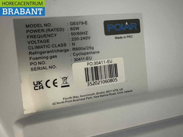 Polar Minibar Mini réfrigérateur 29 litres 230V Horeca – Image 5