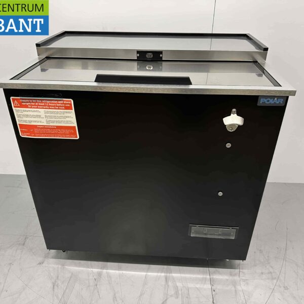 Acier inoxydable Polar CT330 Refroidisseur de bouteilles Refroidisseur de bouteilles Bar Cooler Capacité 279 litres 93,5 cm 230V Horeca