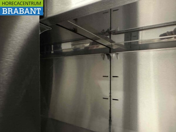Armoire murale en acier inoxydable Premium-line 2 portes coulissantes 160 cm Catering – Image 6
