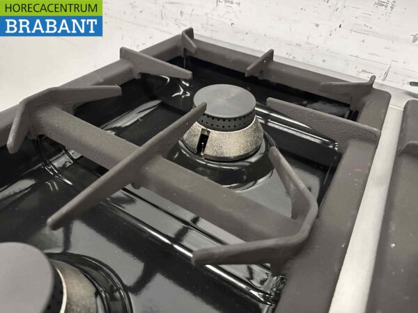 Cuisinière à gaz 6 feux en acier inoxydable Série 700 110 cm 36 kW Horeca – Image 5