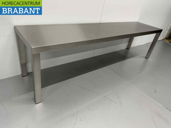 Pont d'étagère en acier inoxydable 150 x 35 x 40 cm Restauration – Image 3