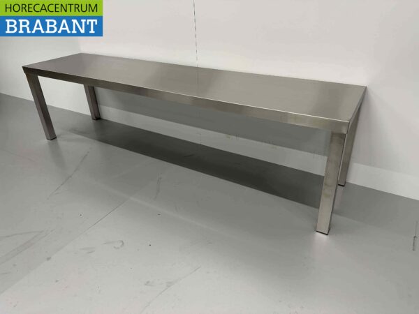 Pont d'étagère en acier inoxydable 150 x 35 x 40 cm Restauration – Image 4