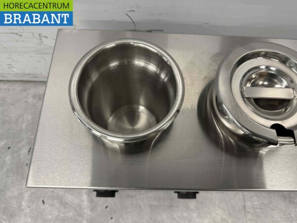 Hot Pot bain marie en acier inoxydable 3 x 2 litres 230V Horeca – Image 5