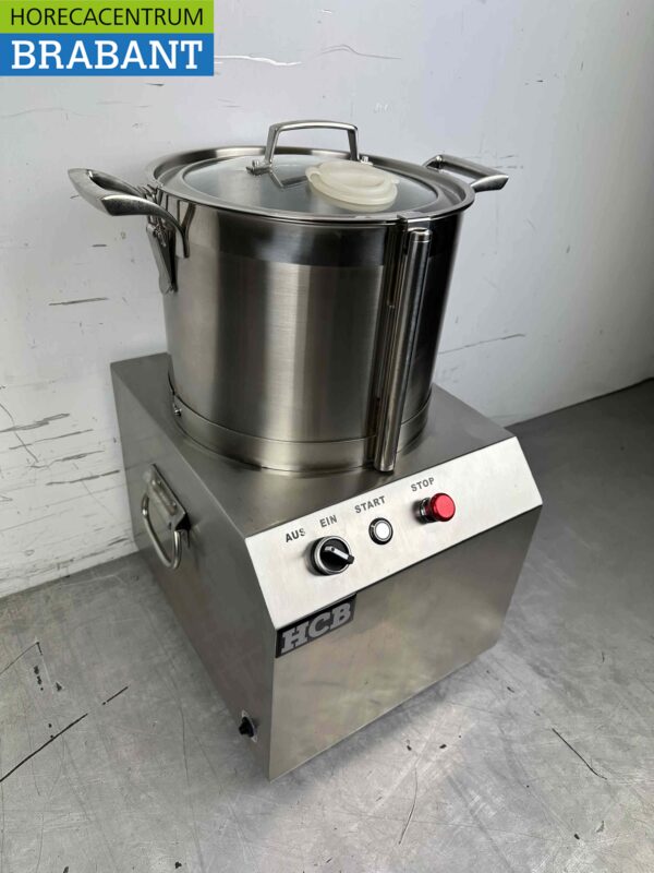 Cutter en acier inoxydable Coupe-légumes 10 litres 230V Horeca – Image 3