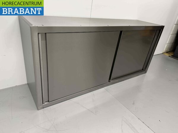 Armoire murale en acier inoxydable Premium-line 2 portes coulissantes 150 cm Catering – Image 3