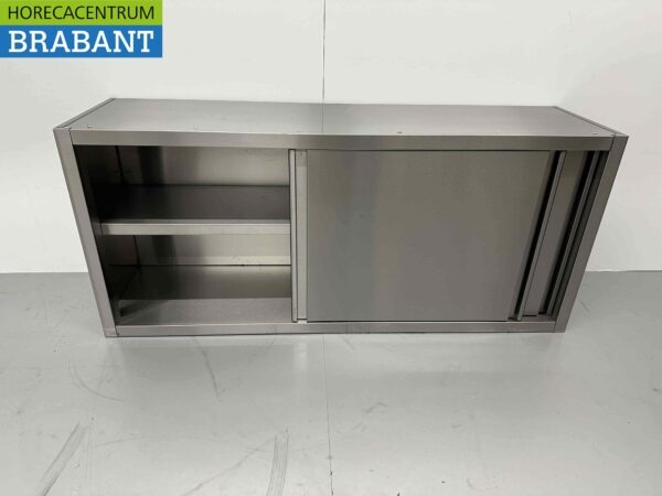 Armoire murale en acier inoxydable Premium-line 2 portes coulissantes 150 cm Catering – Image 4