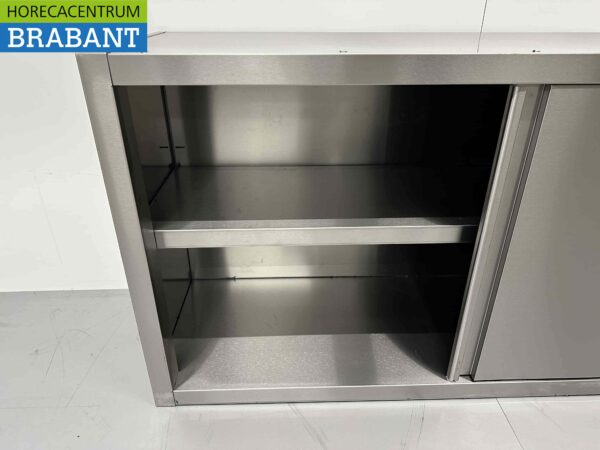 Armoire murale en acier inoxydable Premium-line 2 portes coulissantes 150 cm Catering – Image 5