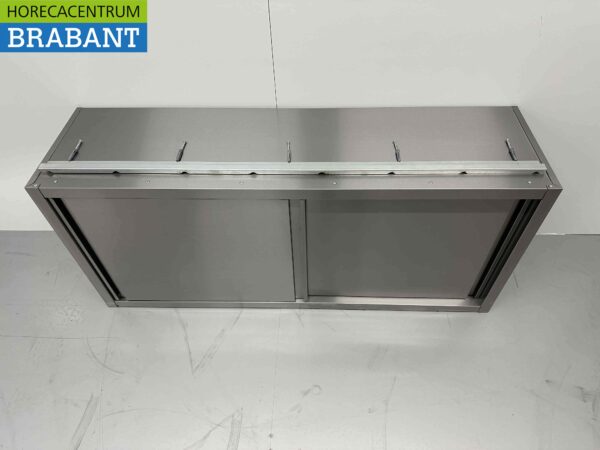 Armoire murale en acier inoxydable Premium-line 2 portes coulissantes 150 cm Catering – Image 7