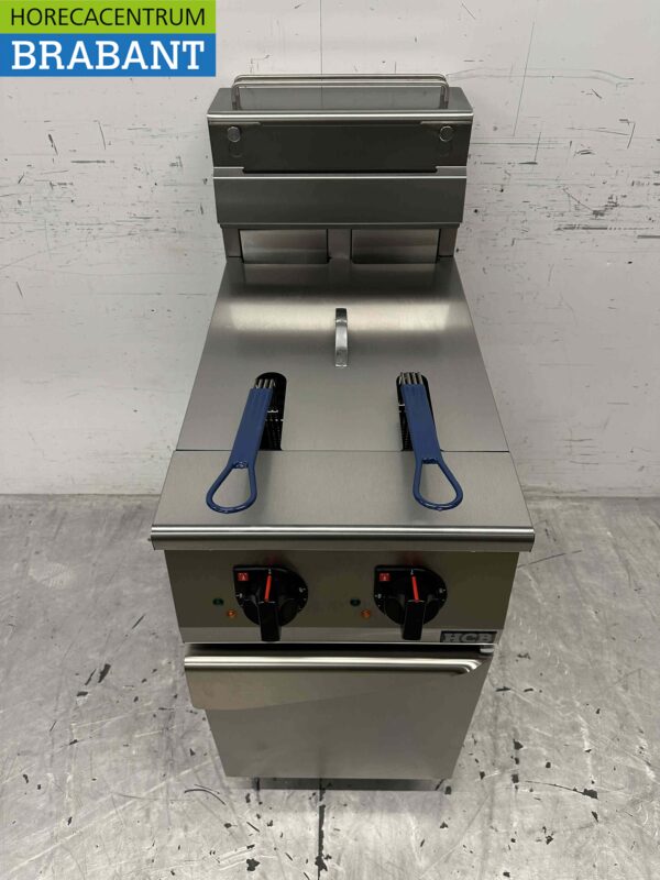 Friteuse en acier inoxydable Premium-line 2 x 12,5 litres 400V Horeca – Image 2
