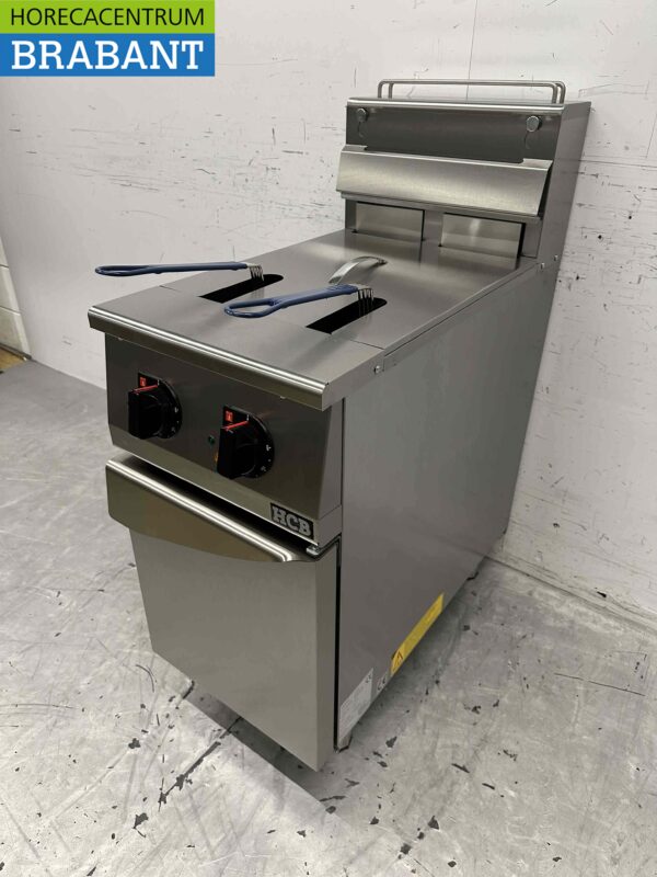 Friteuse en acier inoxydable Premium-line 2 x 12,5 litres 400V Horeca – Image 4