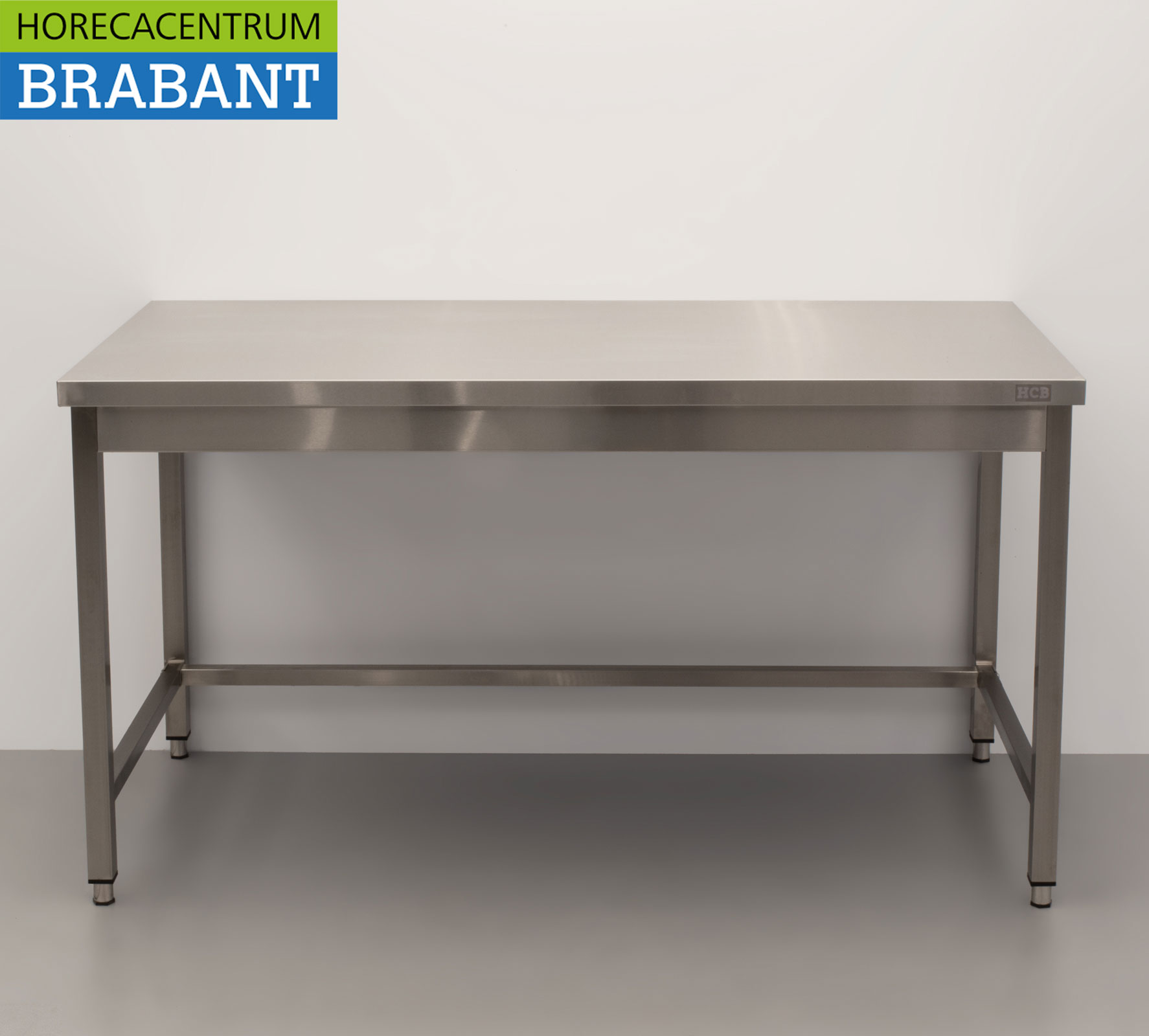 HCB Table de travail en acier inoxydable Basic-line 150 x 70 x 85 cm Horeca