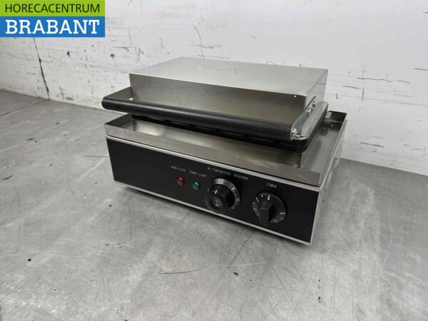 Gaufrier en acier inoxydable Fer à gaufrer 6 bâtonnets de gaufre 230V Restauration – Image 3