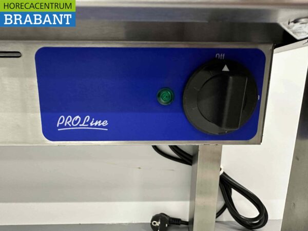 Pont chauffant en acier inoxydable Etagère chauffante Premium-line 200 cm Horeca – Image 5