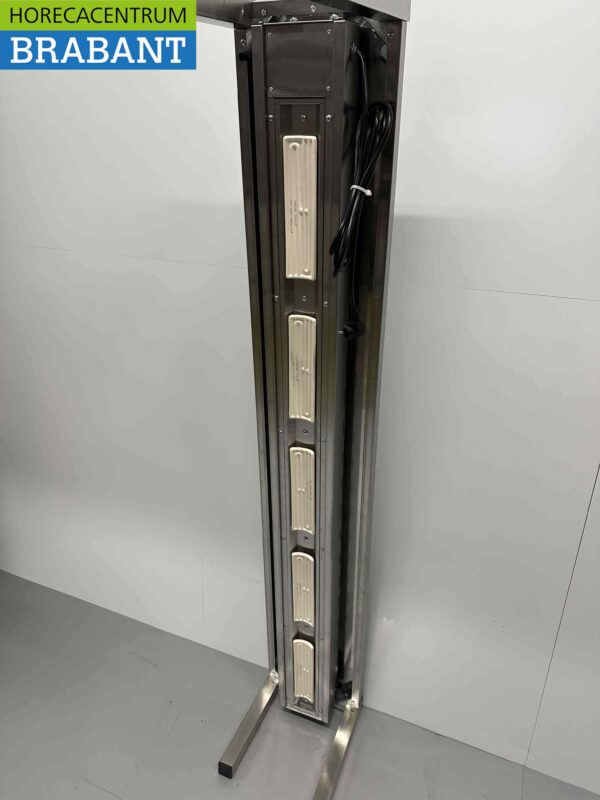 Pont chauffant en acier inoxydable Etagère chauffante Premium-line 200 cm Horeca – Image 6