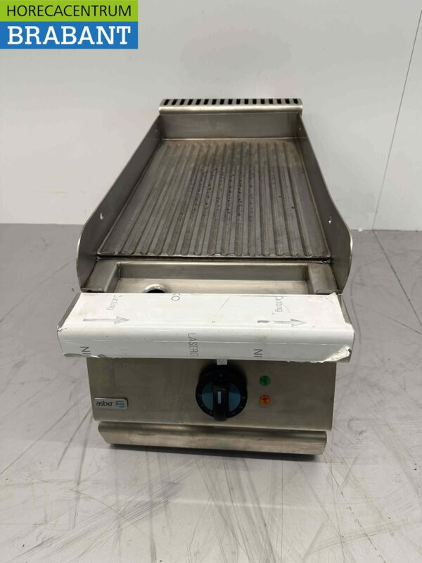 Asber grille en acier inoxydable 35 cm 400V Horeca