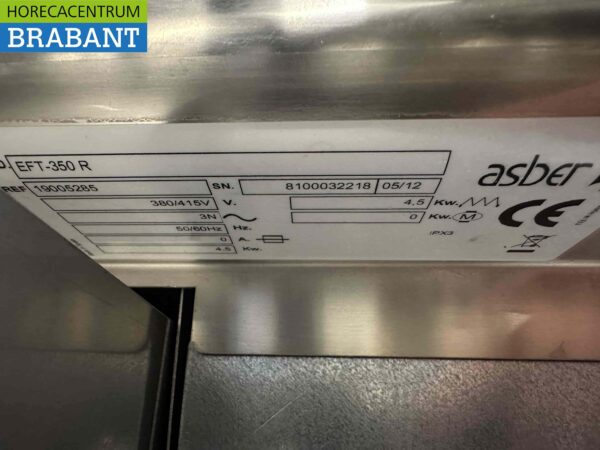 Asber grille en acier inoxydable 35 cm 400V Horeca – Image 5